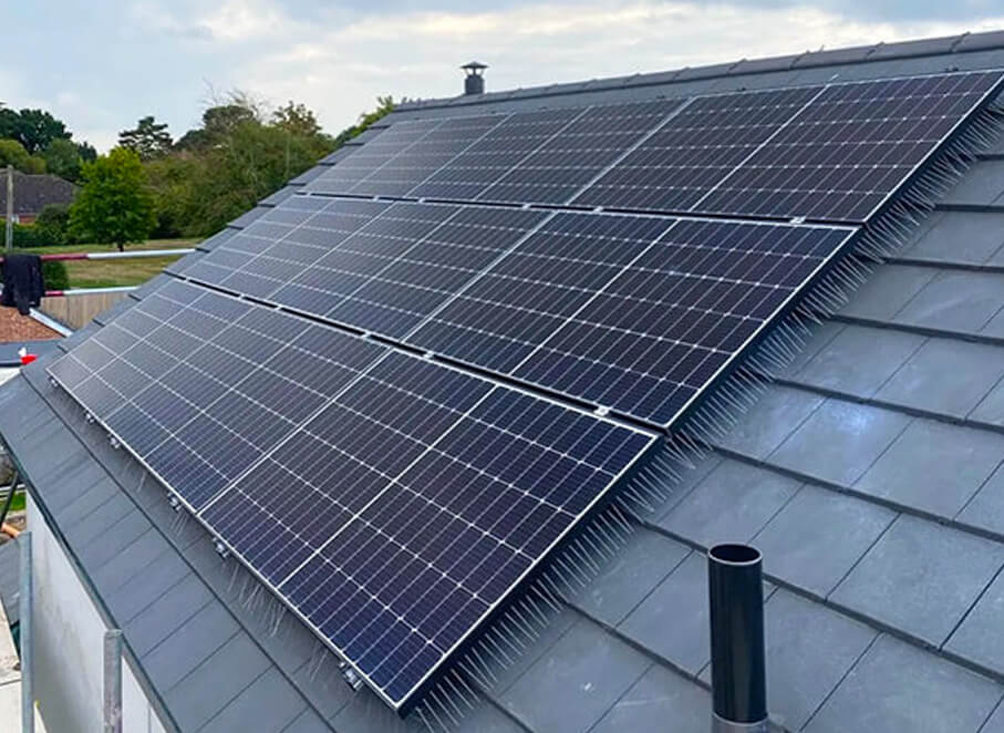solar panel installation